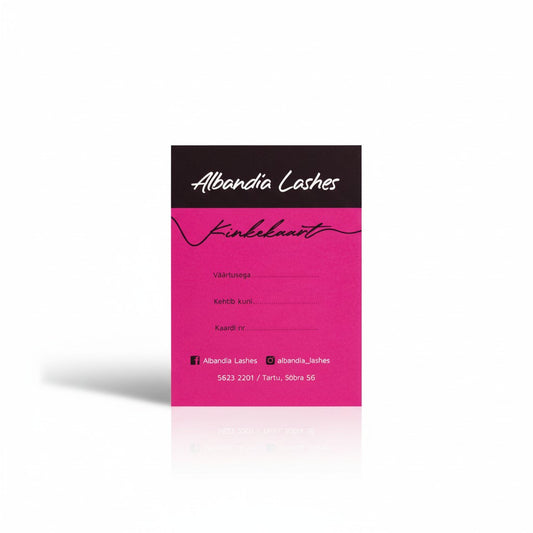 Albandia Lashes Kinkekaart